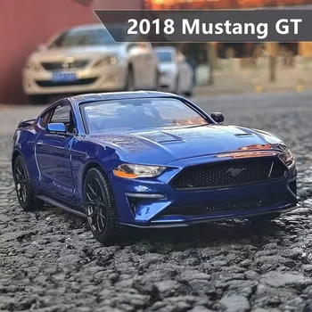 1:24 2018 Ford Mustang GT Zbirateljske Zlitine Športni Avto Model Diecast Kovinski dirkalnika Modelu Vozila Visoko Simulacije Otrok Igrača Darilo