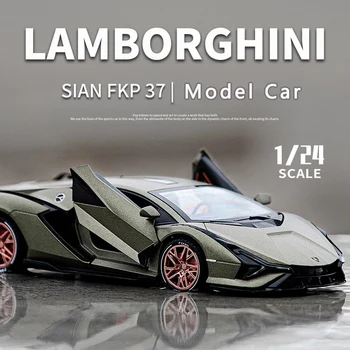 1:24 Simulacije Lamborghinis Strele Sian Zlitine Modela Avtomobila Potegnite Nazaj, Šport Modela Avtomobila Okraski Fant Darilo Za Rojstni Dan Zbiranja Igrač