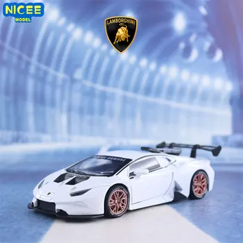 1:32 Lamborghini Huracan Visoko Simulacije Diecast Kovinske Zlitine Model avtomobila, Zvoka, Svetlobe, Potegnite Nazaj Zbirka Otroci Igrače Darila F91