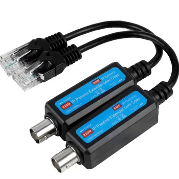 1 Parov IP Kamero Ethernet Twisted Pasivne Extender Oddajnik Koaksialni Kabli za IP Varnostna Kamera NVR Dodatki
