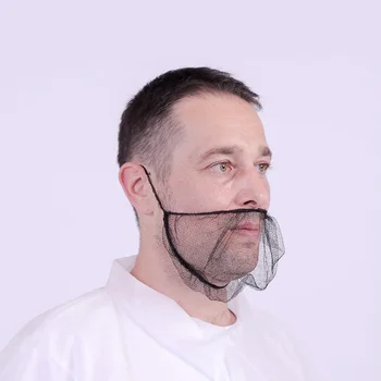 100 kosov paket za enkratno uporabo satja očesa brado zaščitno mrežo brado prahu kritje brado kritje brado pokrov