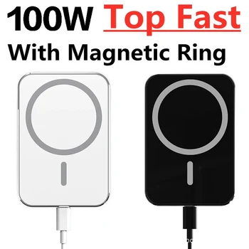 100W Brezžični Magnetni Avto Polnilec Vent Nastavek za MagSafe Primeru iPhone 13/13 Pro Max/14/12 Max Pro Mini Magnet Držalo Stojalo