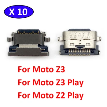 10Pcs/Veliko Polnilnik, Mikro USB Polnjenje prek kabla USB Vrata Dock Priključek, Vtičnica Za Motorola Moto Z3 Z2 Igrajo Z3play