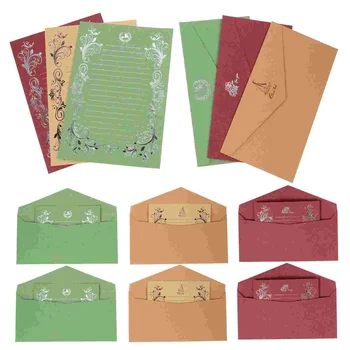 12 Sklopov Poslovna Obleka Kartico Pismo Oskrbe Vabilo Sredstev Pisalni Papir Slikarstvo Papirjev Barvne Tiskovine Korejski