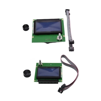 12864 LCD Zaslon Krmilnik RAMPE 1.4 Prikaže Modri Zaslon s Kablom Za 3D Edaja-3/CR10/10S tiskalnik Deli-