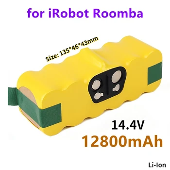 14,4 V 12800mAh Zamenjava baterije za polnjenje NI-Mh Baterije za iRobot Roomba 500 600 700 800 Series roomba 880 760 530 555 581 560 650 620