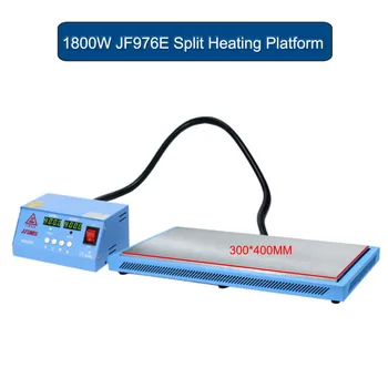 1800W JF976E Split Ogrevanje Platformo 300*400MM Konstantno Temperaturo Ogrevanja Tabela Večnamensko Grelni plošči Predogrevanja Tabela