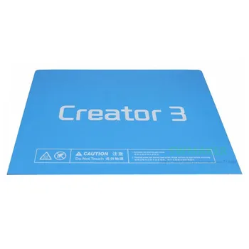 1pcs Modro Graditi Trak, Površina Tiskanja Nalepke Za Flashforge Ustvarjalca 3 3D Tiskalnik Graditi Ploščo Deli