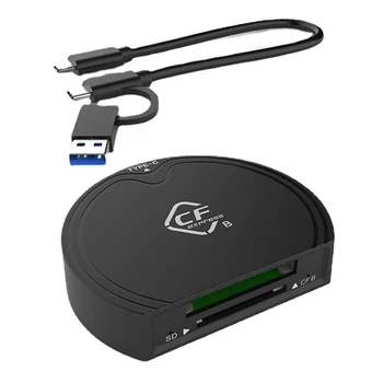 1Set Card Reader Cfexpress Tipa B/SD Memory Card Adapter USB3.2 Gen2 High Speed Card Reader 2 V 1