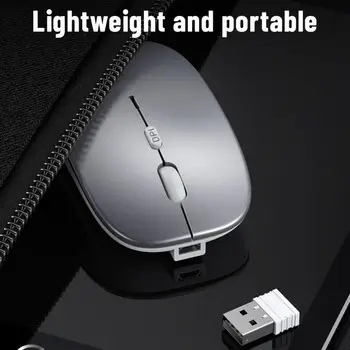 2.4 G Mouse Brezžična Miška Ergonomske Tiho, Nemo Miši Tiho Miško Doma Urad Za MacBook Tabletu