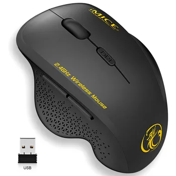 2.4 G Wireless Mouse Računalniška Miška Ergonomske Miško Gaming 1600 DPI, USB, Optični Mause Igralec Pc Miši Wirelesss Za Računalnik Prenosnik