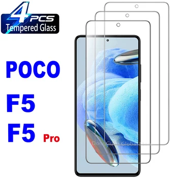 2/4Pcs Kaljeno Steklo Za Xiaomi Poco F5 F5-Pro Screen Protector Stekla Film