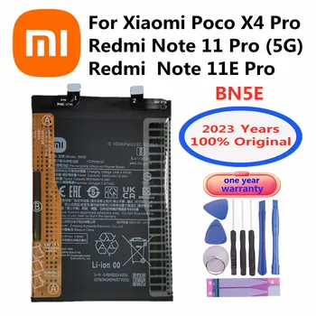 2023 100% Prvotne New Visoke Kakovosti 5000mAh BN5E Baterija Za Xiaomi Redmi Opomba 11 Pro 5G/ POCO X4 PRO 5G Mobilnega Telefona, Baterije
