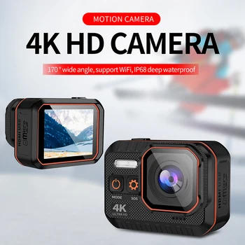 2023 4K Ultra HD delovanje Fotoaparata 60FPS 170° širokokotni Dejanje Telo Cam Šport na Prostem Nepremočljiva Omrežja nadzorna Kamera