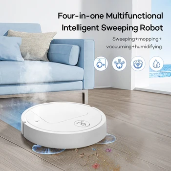 2023 Nova USB Polnilne 5-v-1 Robot sesalnik Samodejno Čiščenje, Pometanje Strojno Mokro Zbiranjem Sesalniki za prah