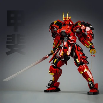 2023New 34.6 cm 923pcs Samurai Sneg Mirage Gradnike Modela MOC Ustvarjalnost Robot Opeke Igrače za Fante Darilni Set