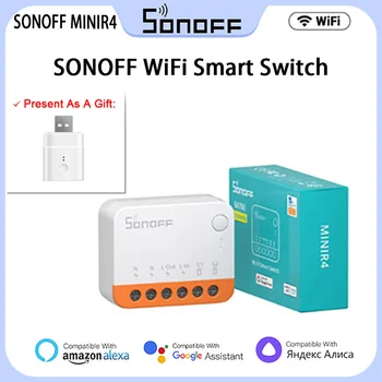 20PCS Sonoff MINIR4 WiFi Smart Stikalo 10A Mini Extreme 2-Način Nadzora Pametni Dom Rele V5-I-MATE Glas Alexa Alice googlova Domača stran