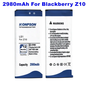2980mAh Zamenjava LS1 Telefon Baterija Za Blackberry Z10,BBSTL100-4w,Laguna,RFH12LW,STL100-2,Z10 LTE STL100-3,Z10 STL100-1