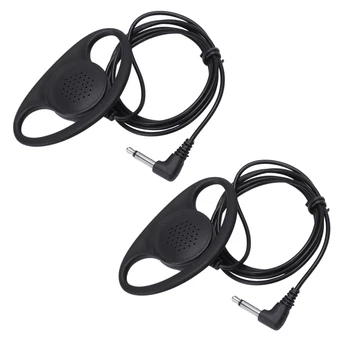 2X Mono Slušalke Slušalke Slušalke Slušalke Dual Channel 3.5 Mm Jack Za Laptop, PC, Skype Voip ICQ