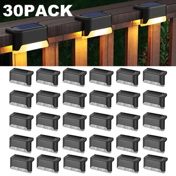 30 Paket Sončni Palubi Luči na Prostem Nepremočljiva Sončne LED Luči za Krova Korak Ograjo, Teraso, Vrt, Stopnišč Dvorišče in Dovoz Pot