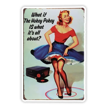 32852 # Hokey Pokey (Pin Up) 13 Cm/17 Cm samolepilne Nalepke Avto Nalepke Nepremočljiva Auto Decors na Odbijač Zadaj Okno Prenosnik