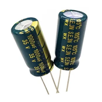35V 1000UF 10 * 20 mm 1000uf 35v pElectrolytic kondenzator značilnim oskrbe posebno visoke frekvence kristalov