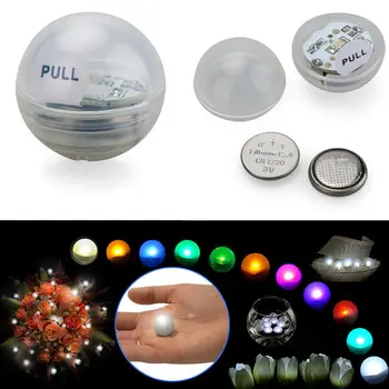 48pcs* LED MINI pravljice biseri Plavajoče majhna baterija upravlja led luč za cvet svate, dekoracijo
