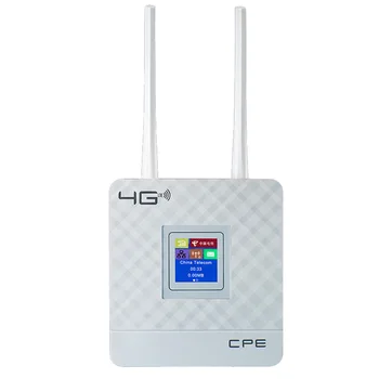4G LTE CPE Wifi Usmerjevalnik CAT4 150Mbps Brezžični Usmerjevalnik 4G LTE KARTICO Wifi Usmerjevalnik Z Zunanje Antene WAN/LAN RJ45