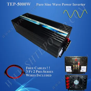 5000W 5kw Pure sine wave solar power inverter sončne DC 48v na AC 220V Izven Mreže