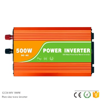 500W Pure Sine Wave off gri power inverter maksimalna Moč 1000W DC-AC Pretvornik z 5V USB
