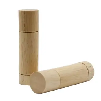 5ML 20pcs/veliko Bambusa Lesene Krema za Ustnice Posodo, Prazne Narave Ustnice Grobo Ličila Orodje, DIY Šminka Cev