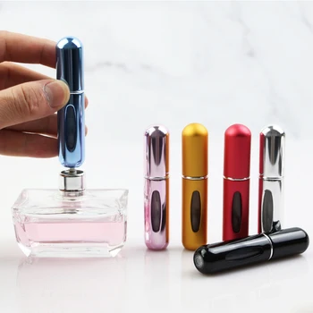 5ml Mini Prenosni Self-Črpanje Reciklirati Parfum Spray Steklenico Razpršilo Tekočine Zabojnik, Za Kozmetiko, ki Potujejo Vžigalnike