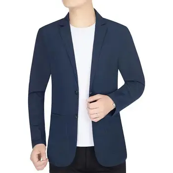 6096-R-High end karirasti pomlad obleko poslovni moški priložnostne obleko trend hujšanje bo ustrezala po meri