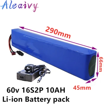 60V 10AH 1000W Litij-ionsko Baterijo, 67.2 V 10000mAh električno kolo, električni invalidski voziček baterija e motorno kolo, baterija+polnilec