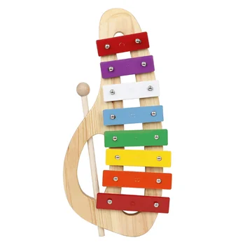 8-Opomba Xylophone z Plastična Škatla za Shranjevanje Tolkala Glasbila Igrače Darilo Xylophone Otroci otroški Predstavi