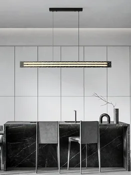 AiPaiTe Sodobno minimalistično stekla vzorec, spalnica, jedilnica lestenec minimalističen italijanski polno baker lestenec