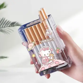 Anime Sanrio Jasno Cigaret Primeru Kuromi Pribor Srčkan Risanka Kawaii 20Pcs Pack Prenosni Cigaret Polje Igrače za Dekleta Darilo