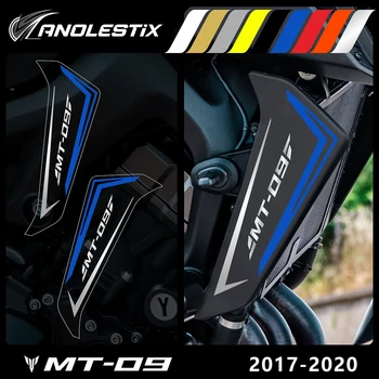 AnoleStix Reflektivni Motocikel Nalepke Radiator Strani Pokrova Decals Set Za YAMAHA MT09 MT-09 SP 2017 2018 2019 2020