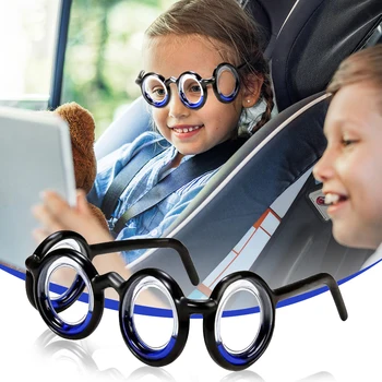 Anti-Bolezen Očala Brez Objektiva slabost Očal 3D Vrtoglavica Preprečevanje za starejše Odrasle Otroke Ob Čoln, Letalo, Avto