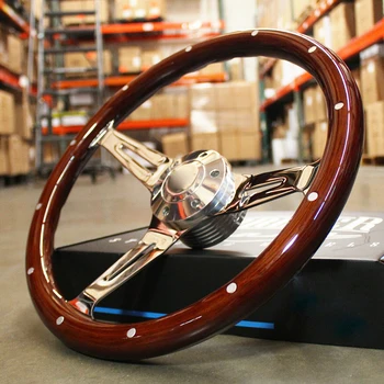 Auto Deli Univerzalno Dekorativni osebno classic lesa Avto oprema avto volan za dirkalne avtomobile