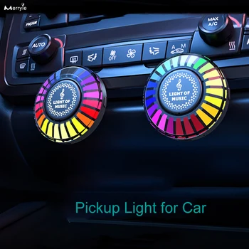 Avto Dekorativni Okoljske Svetlobe APLIKACIJO Bluetooth, upravljanje Glasbe Ritem RGB Pickup Lučka Glas, Zvok, Vklopi Led Disco Fazi Luči