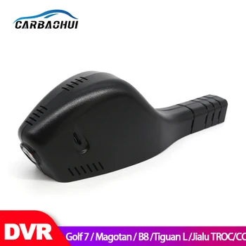 Avto Wifi, Mini DVR Vožnje Video Snemalnik Dash kamera Za volkswagen Golf 7 / Magotan / B8 /Tiguan L / Jialu TROC/ CC FULL hd