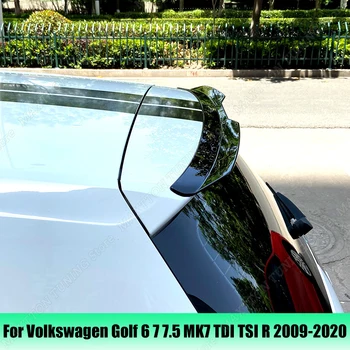 Avto Zadnji Strešni Spojler Zadaj Prtljažnik Splitter Difuzor Gloss Black Za Volkswagen Golf 6 7 7.5 MK7 TSI TDI R 2009-2020 Spremembe