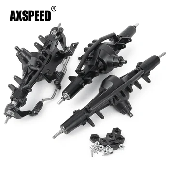 AXSPEED Skupaj Kovinski Sprednji/Srednji/Zadnje Osi za Osno SCX10 AX90021 1/10 RC Gosenicah Avto, Tovornjak Model Nadgraditi Deli
