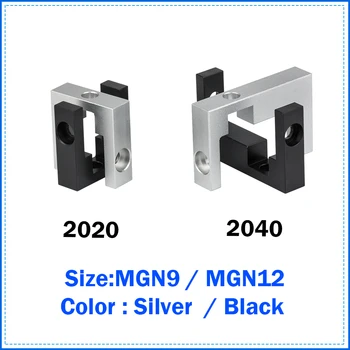 BLV Edaja-3 3D Tiskalnik Deli 2020 2040 Profil Osnovna Blok Z Navojem Komplet Za MGN9/MGN12 Linearno Vodilo Osnovna Blok