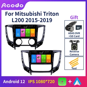 Carplay Android Auto Radio Acodo Igralec Za Mitsubishi Triton L200 2015 - 2019 IPS FM-WiFi, BT Stereo glavne enote GPS, Bluetooth