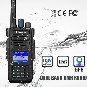 Chierda HD1 10W DMR GPS IP67 Nepremočljiva Dolge razdalje, Komunikacijske Radio Ham Radio
