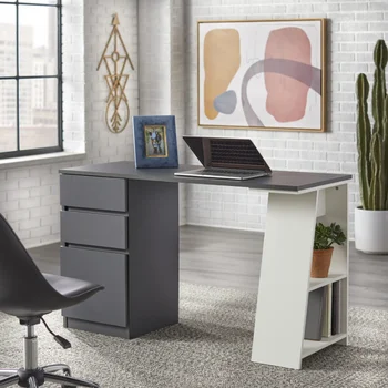 Como pisalno Mizo s 3 Predali za Shranjevanje, Več Barv računalniški mizi office tabela stoji desk nastavljiva višina