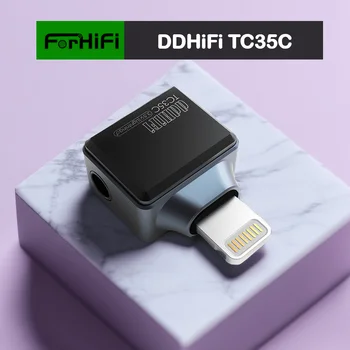 DD ddHiFi TC35C Svetlobe-ning 3,5 mm High Fidelity Adapter za iPhone, Realtek ALC5686 DAC Čip, do 32-bit 384kHz PCM dekodiranje