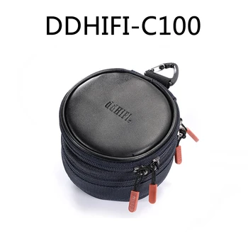 ddHiFi C100 Slušalke kovček (Double-Layer Prostor), Shranjevanje Primera za IEMs, Avdio Adapterji, Dongles, Eartips in Kabli